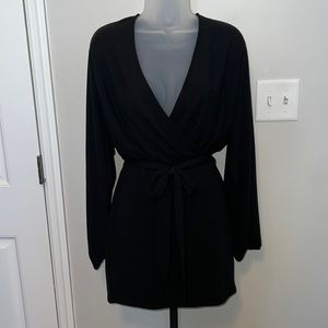 Sweater Dress with waist tie